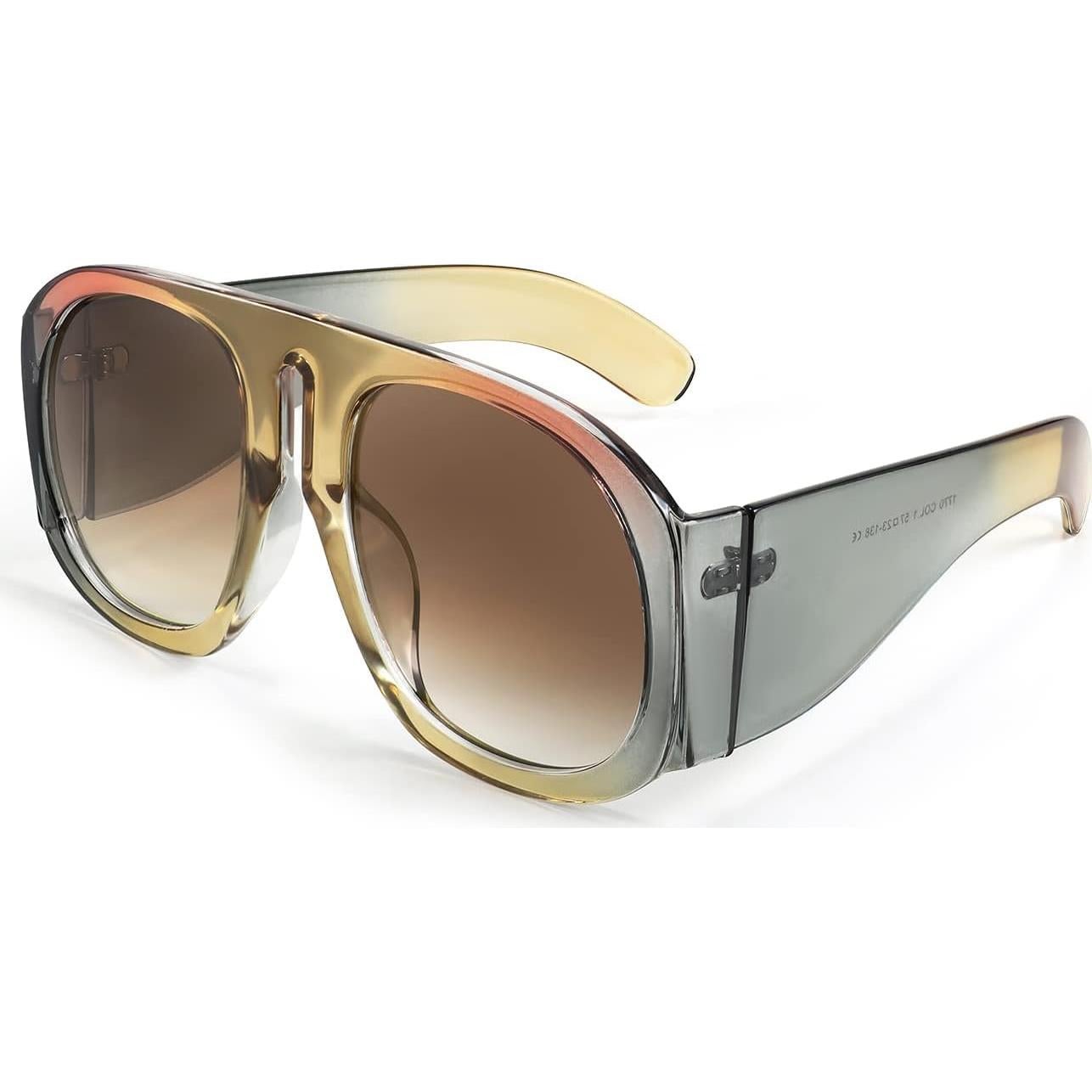 Gafas de Sol Retro FEISEDY Aviador Oversized UV400