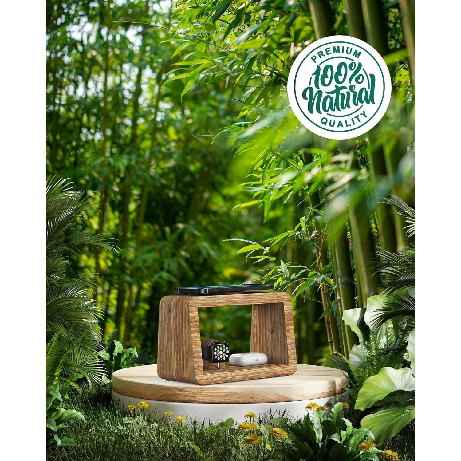 Estación de Carga Inalámbrica Alltripal 3-en-1 con Luz