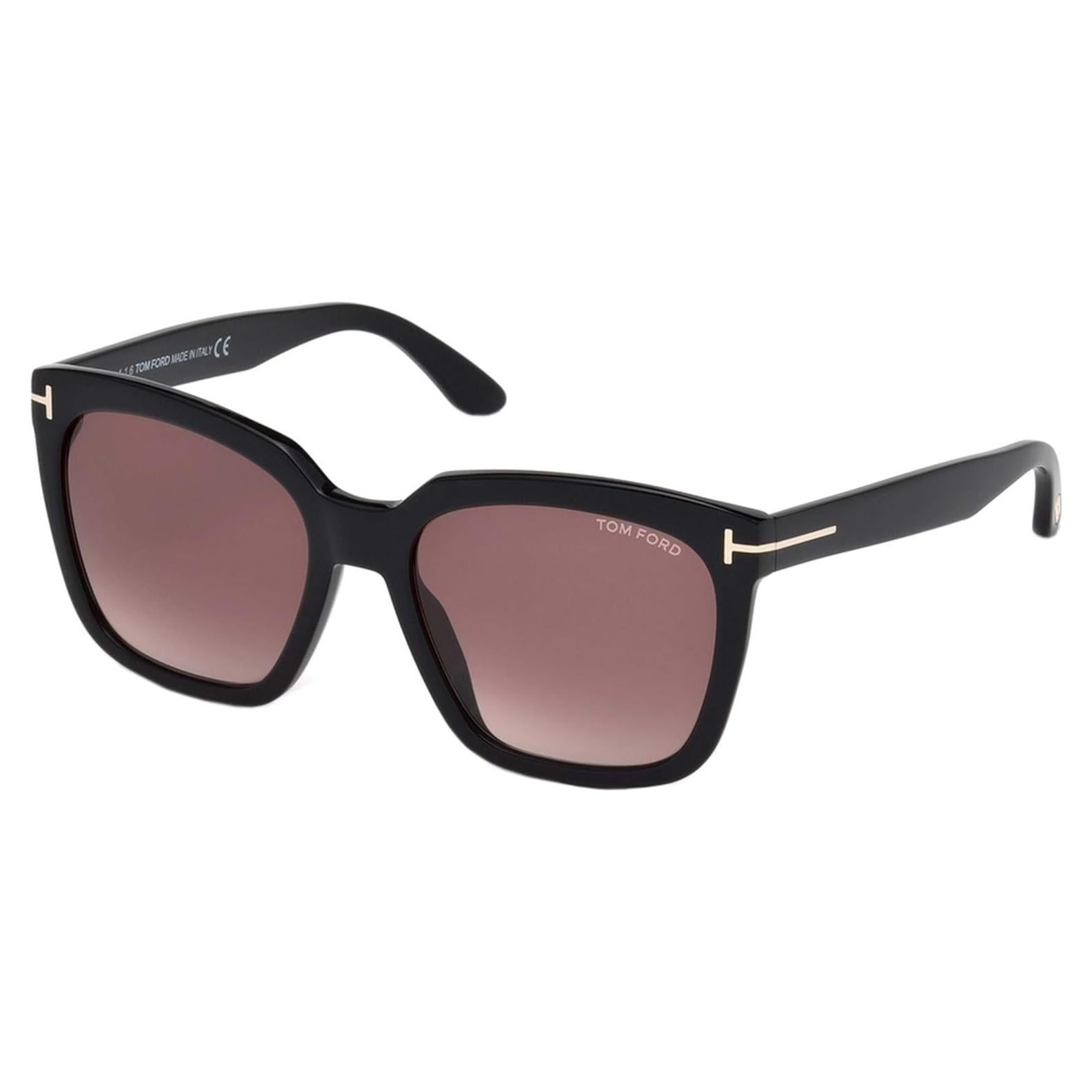 Gafas de sol Tom Ford Amarra para mujer - Negro Brillante