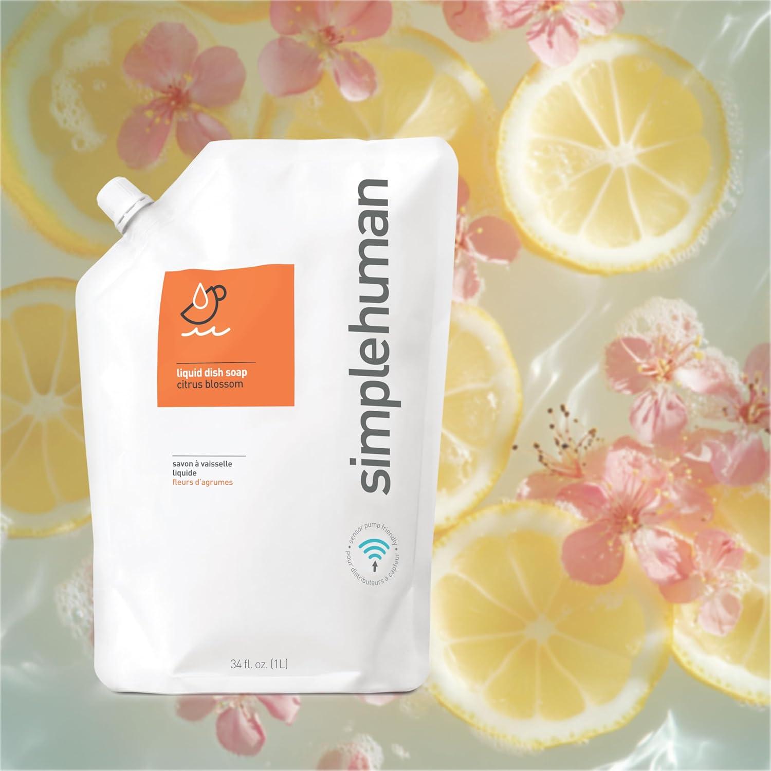 Recarga Jabón para Platos simplehuman 1000 ml Aroma Flor Cítricos