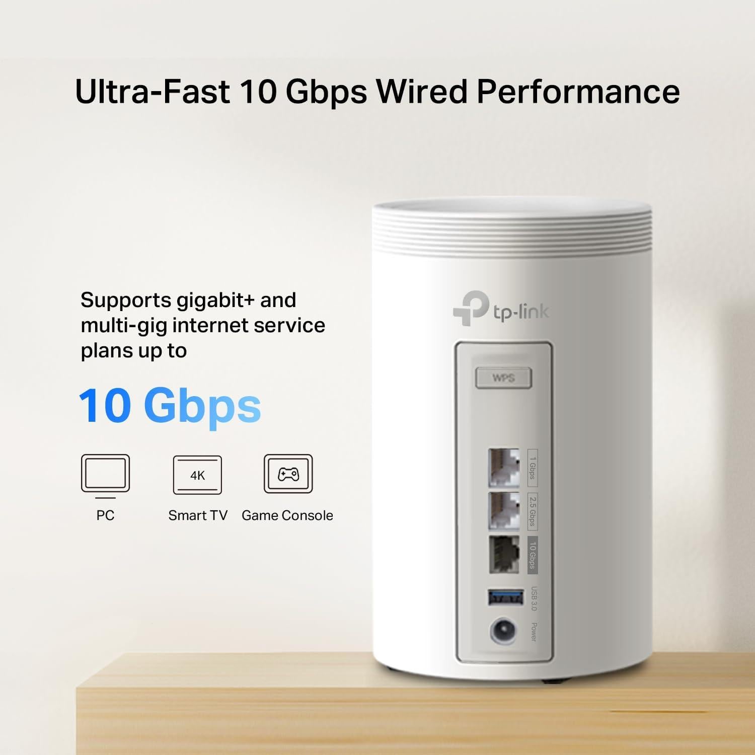 Router Mesh TP-Link Deco BE67 Wi-Fi 7 14Gbps 1-Pack