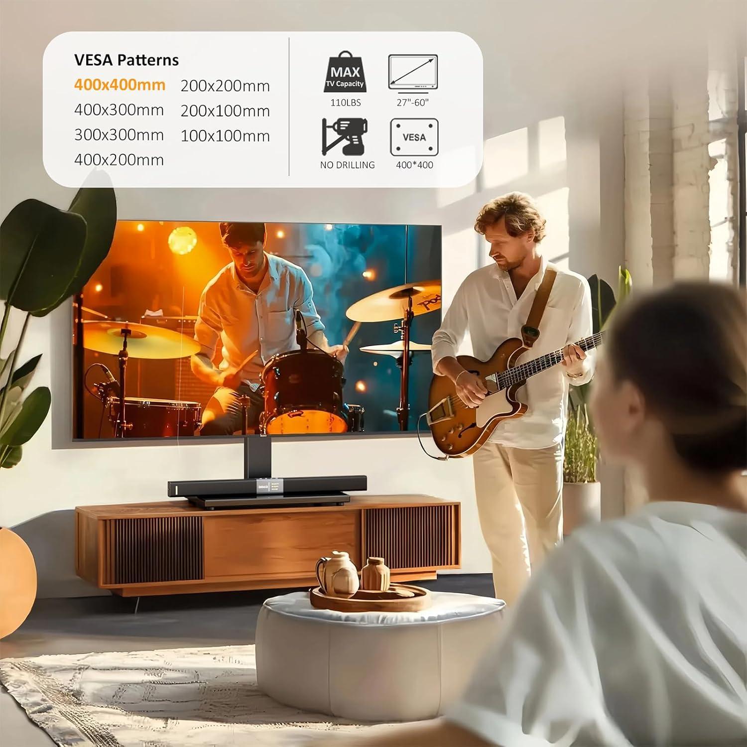 Soporte de TV de Mesa Universal Hemudu 27-60" Ajustable VESA