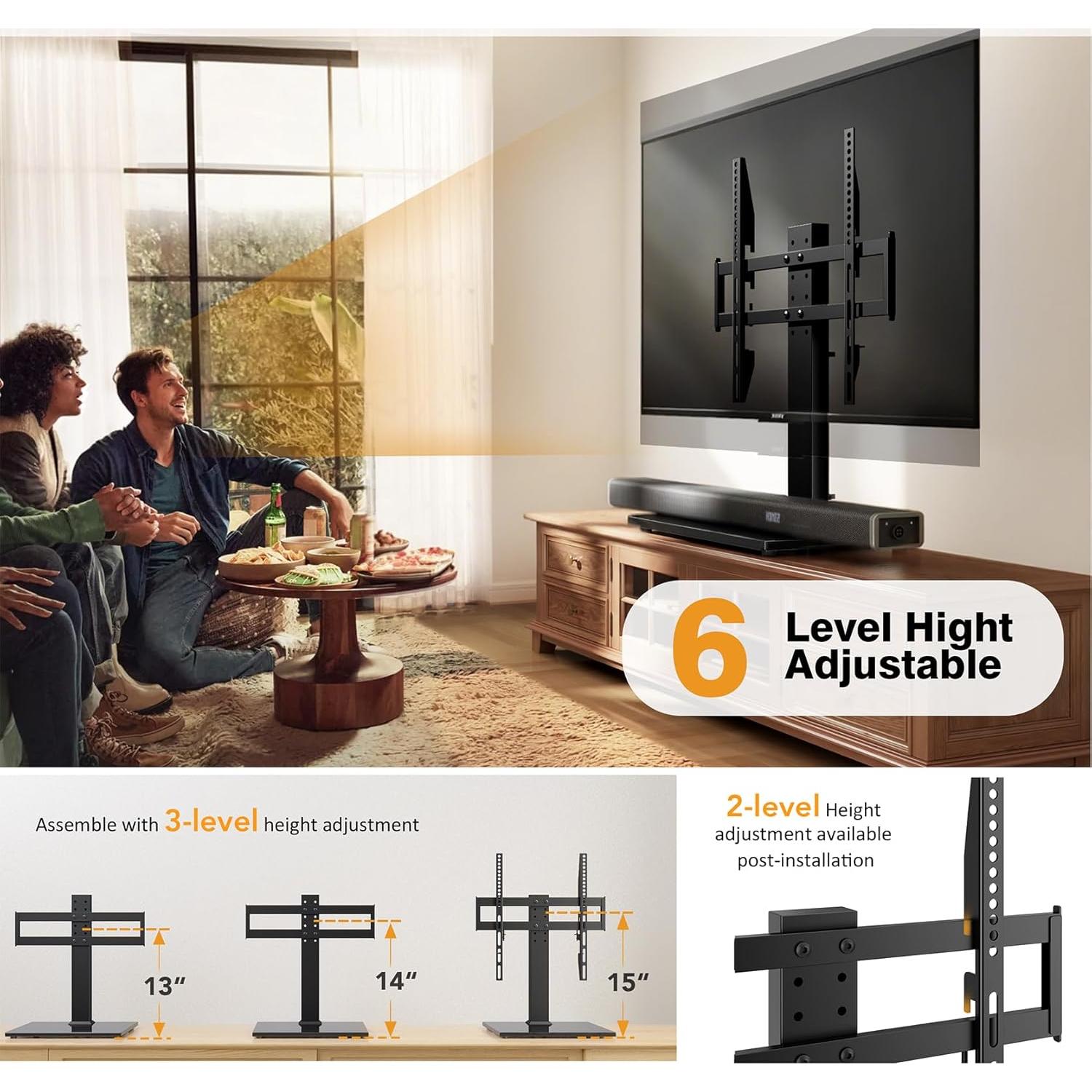Soporte de TV de Mesa Universal Hemudu 27-60" Ajustable VESA