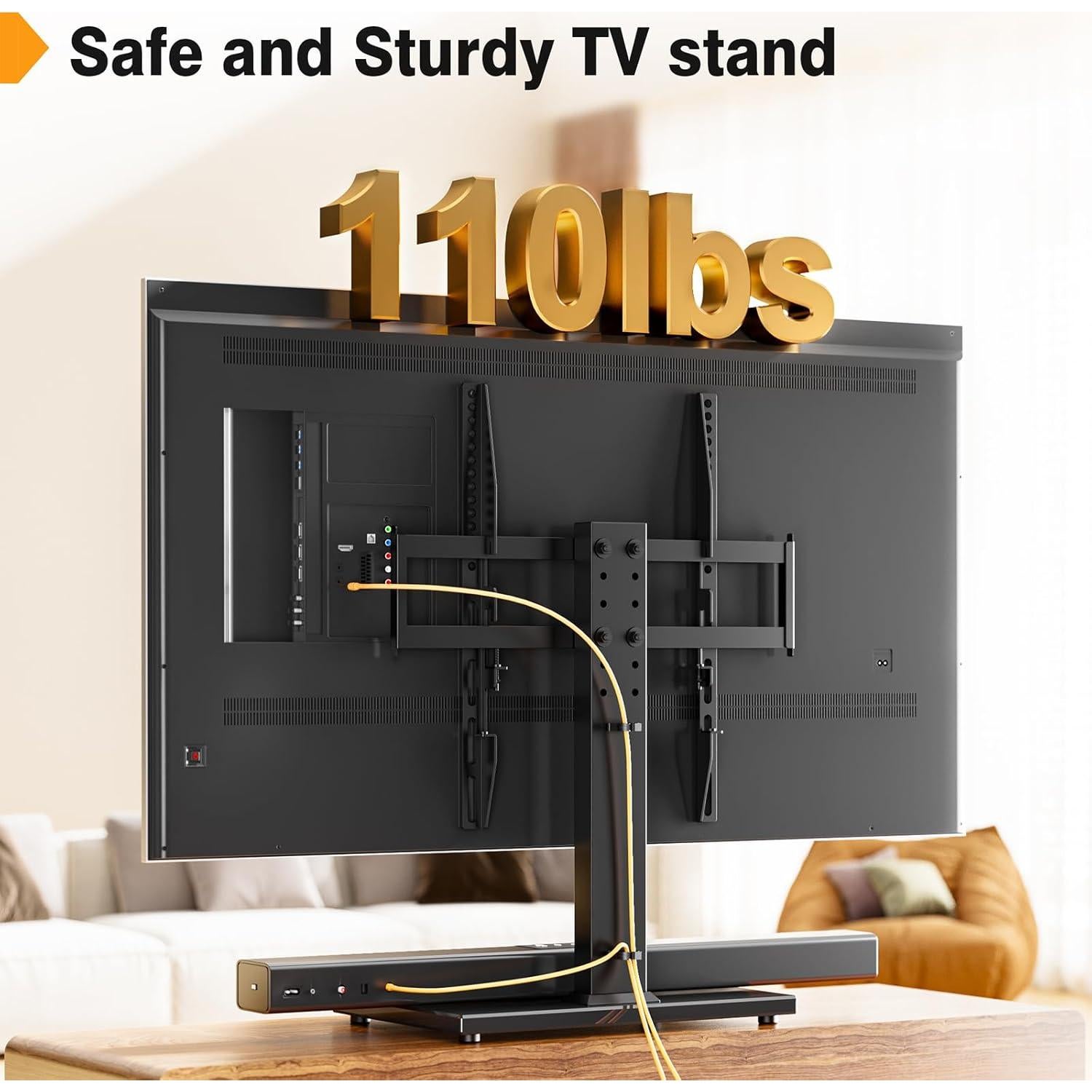 Soporte de TV de Mesa Universal Hemudu 27-60" Ajustable VESA