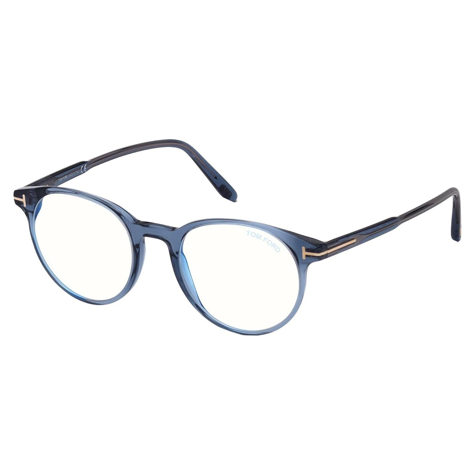 Gafas Tom Ford FT 5695-B Azul Transparente Bloqueadores