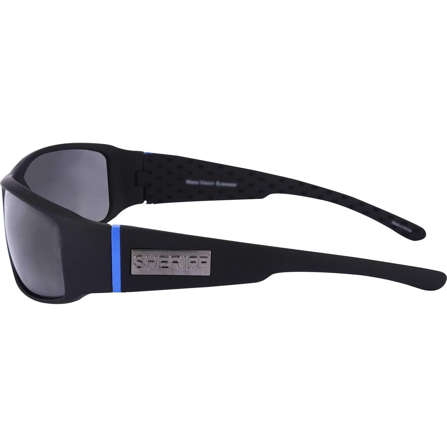 Gafas de sol deportivas Mass Vision polarizadas azul sheriff