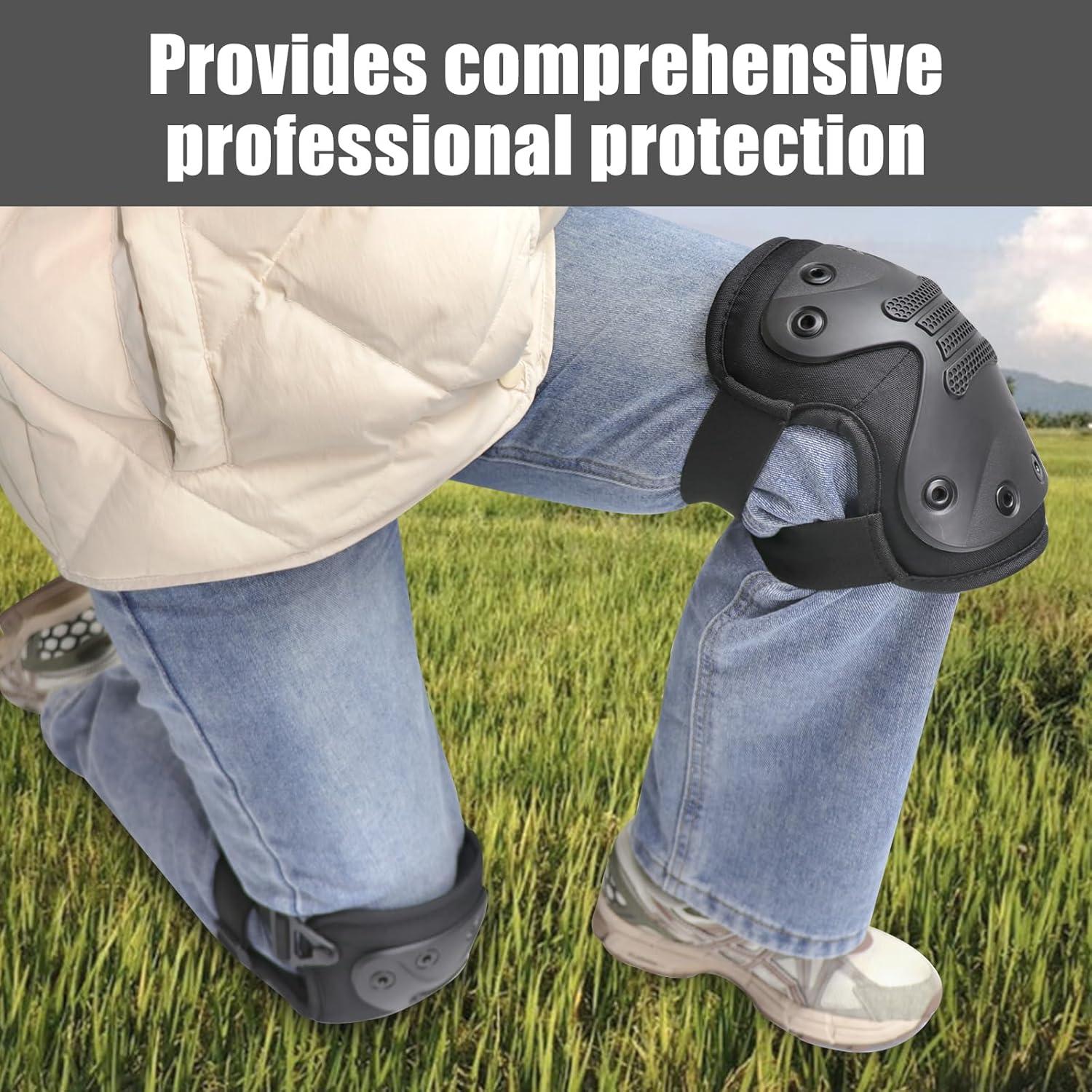 Almohadillas Protectores de Rodillas BZTAC Tácticas Ajustables