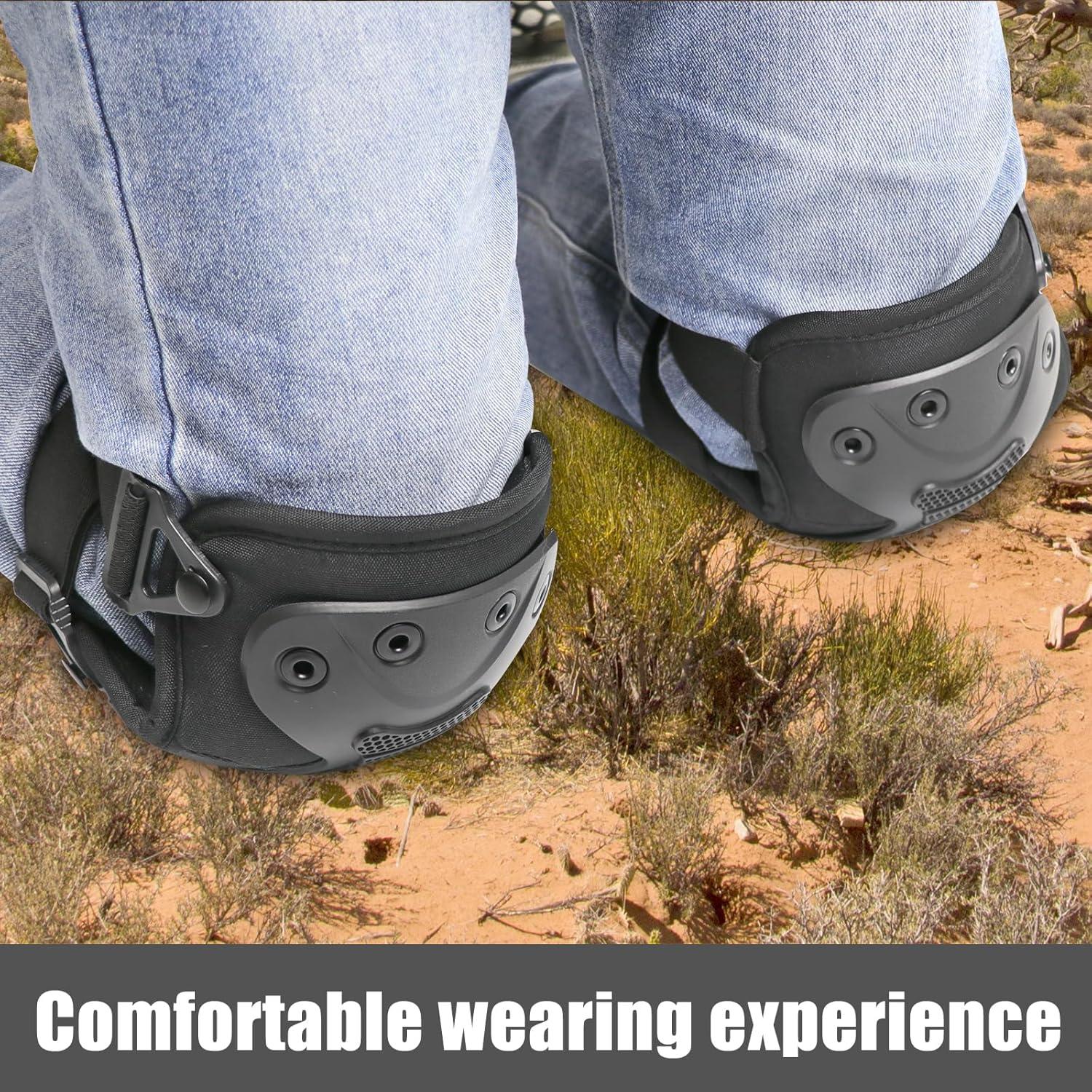 Almohadillas Protectores de Rodillas BZTAC Tácticas Ajustables