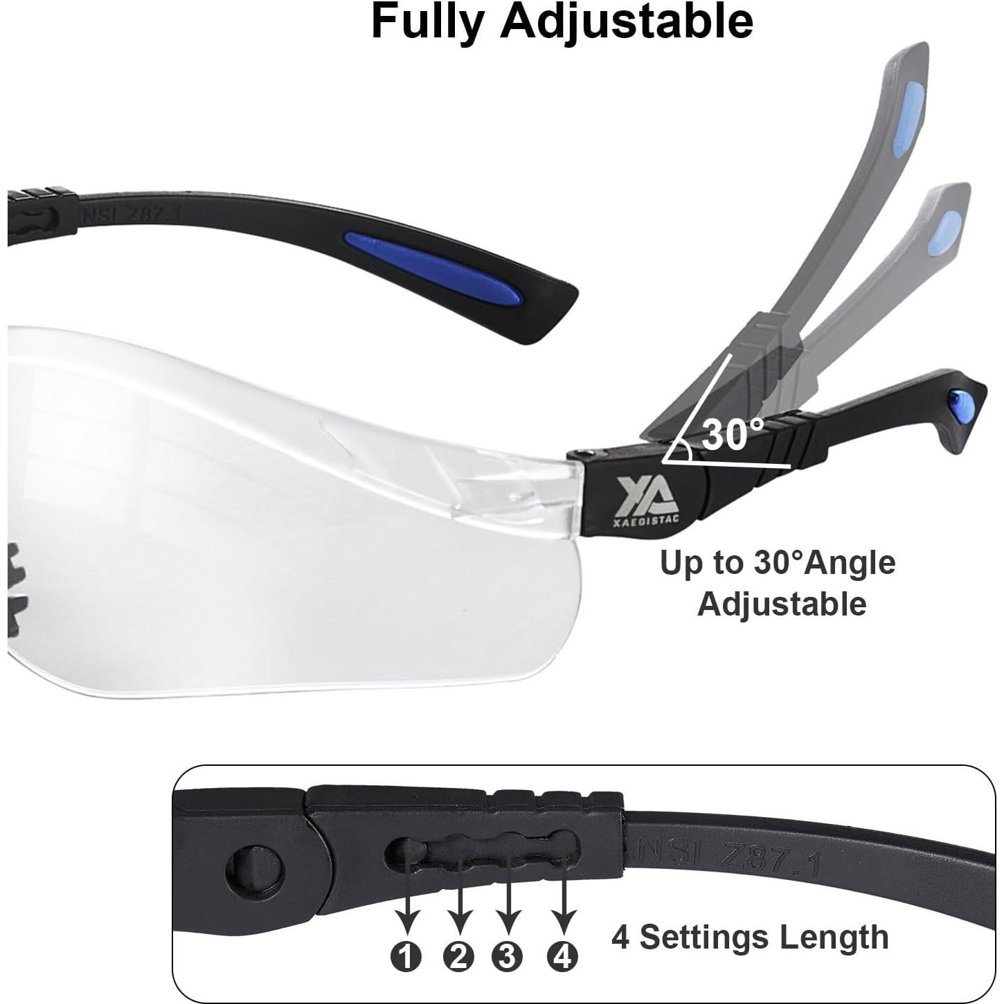 Gafas de Tiro Xaegistac Antivaho con Estuche Duro