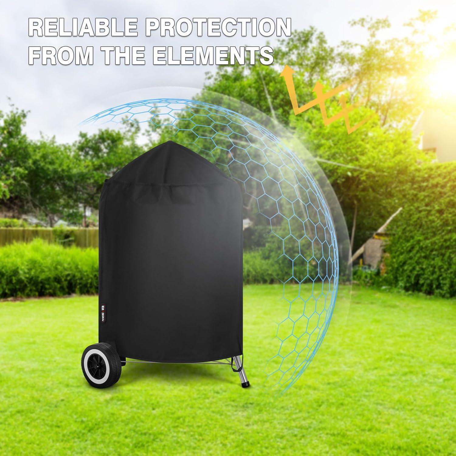 Cubierta para Parrilla de Carbón FEVERCOVER 22" Impermeable