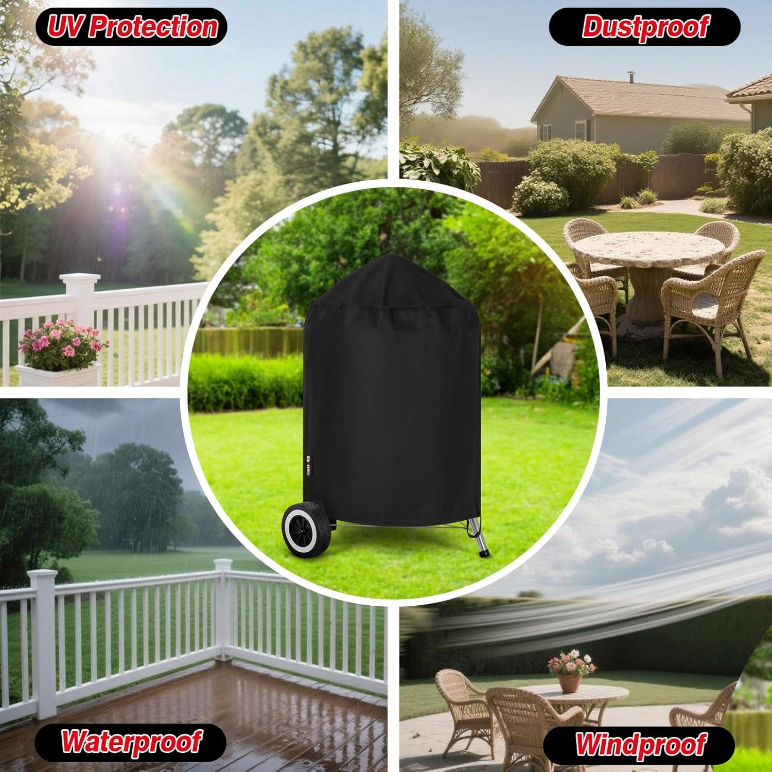 Cubierta para Parrilla de Carbón FEVERCOVER 22" Impermeable