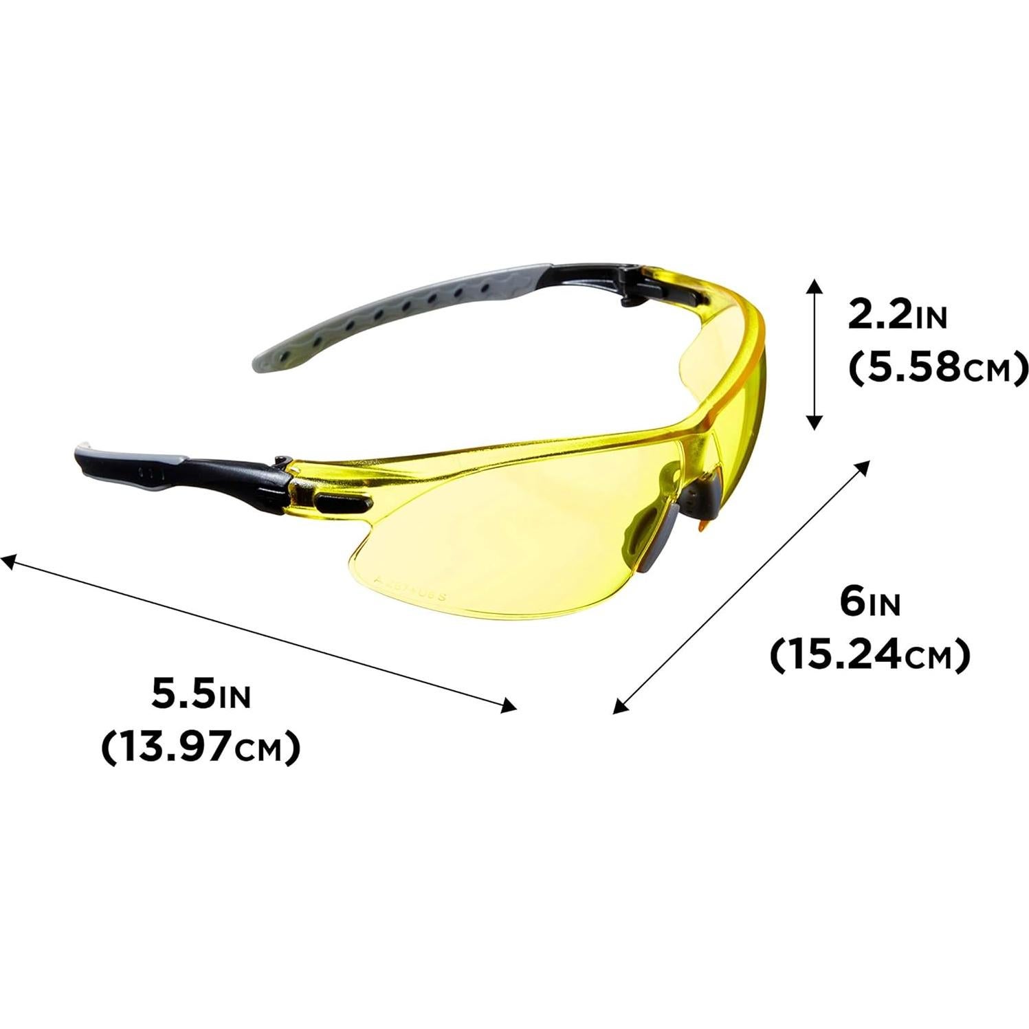 Gafas de Seguridad Allen Company Keen - Lentes Claros y Amarillos