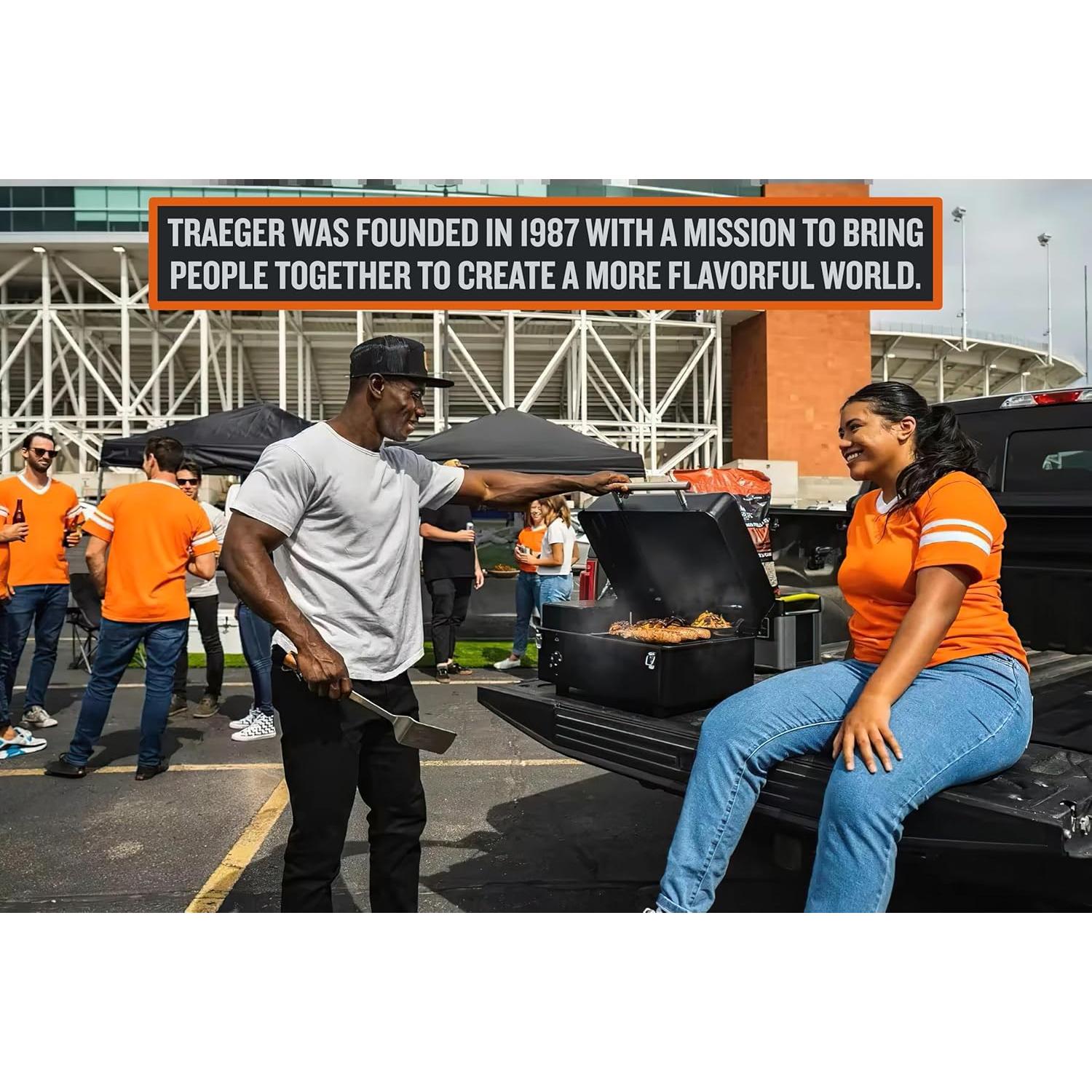 Parrilla de Pellet Portátil Traeger Ranger TFT18KLD 24.5kg