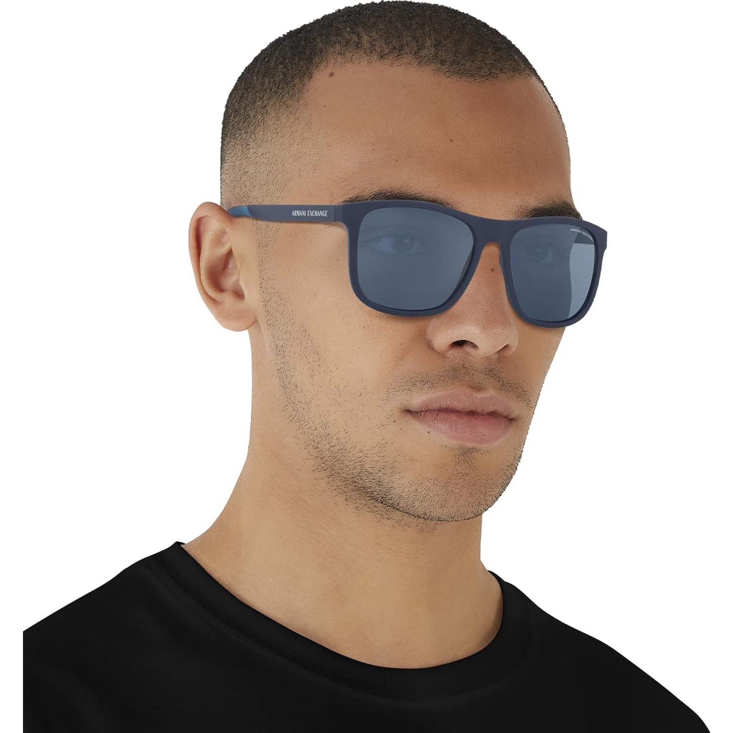 Gafas de sol cuadradas AX4049SF Armani Exchange hombres