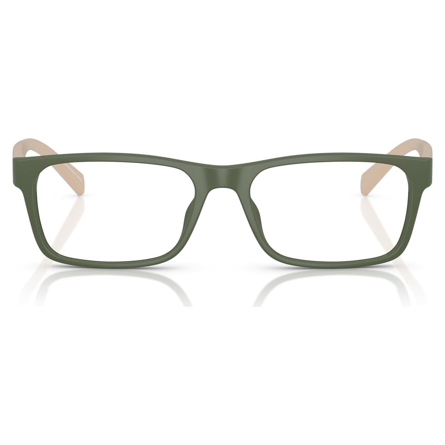 Montura de gafas Armani Exchange AX3038F para hombres verde mate