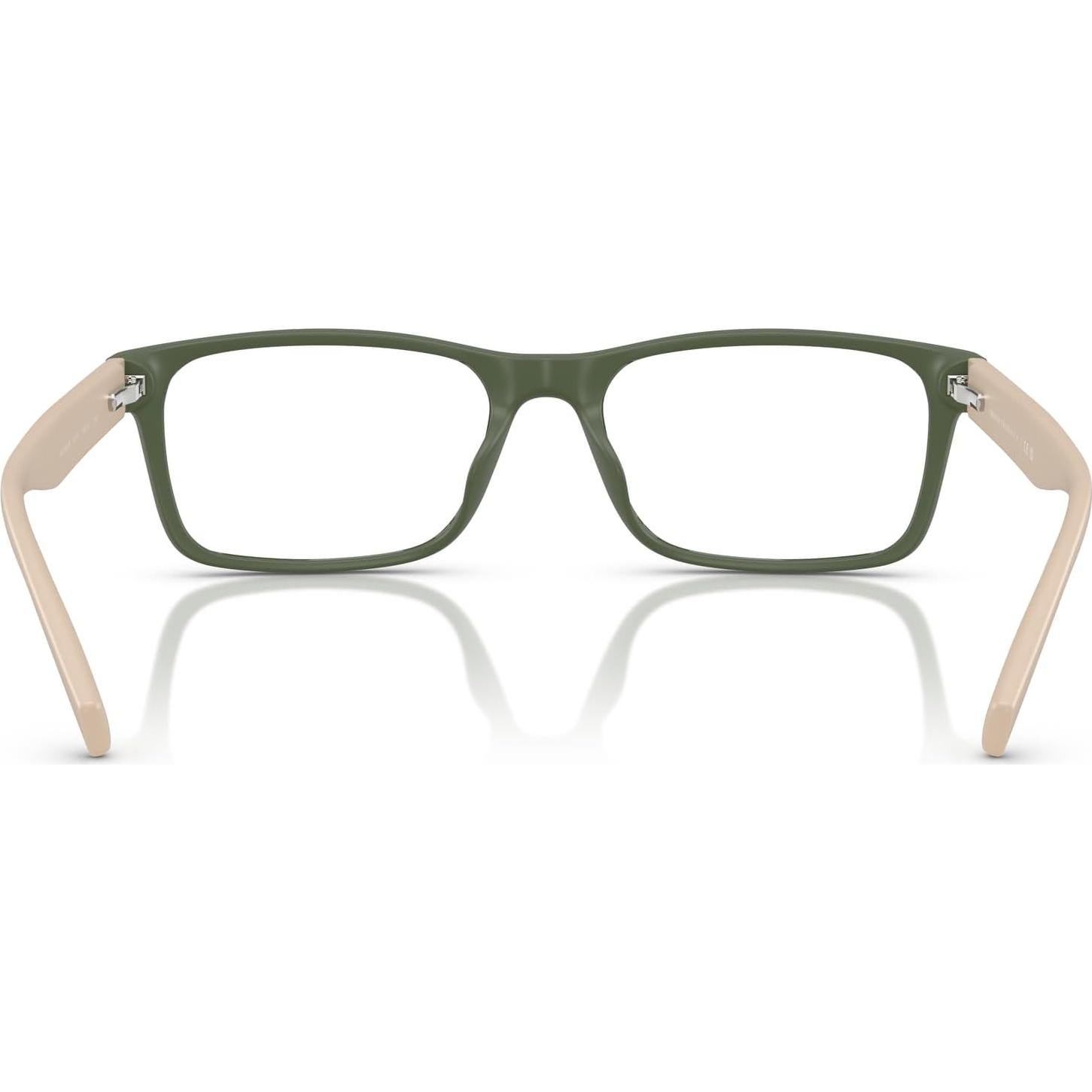 Montura de gafas Armani Exchange AX3038F para hombres verde mate