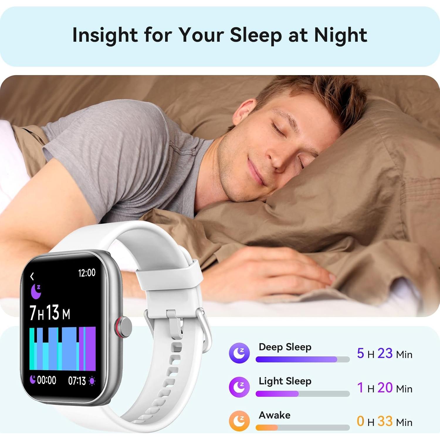 Reloj Inteligente Yoever IDW20 1.91" HD Bluetooth IP68