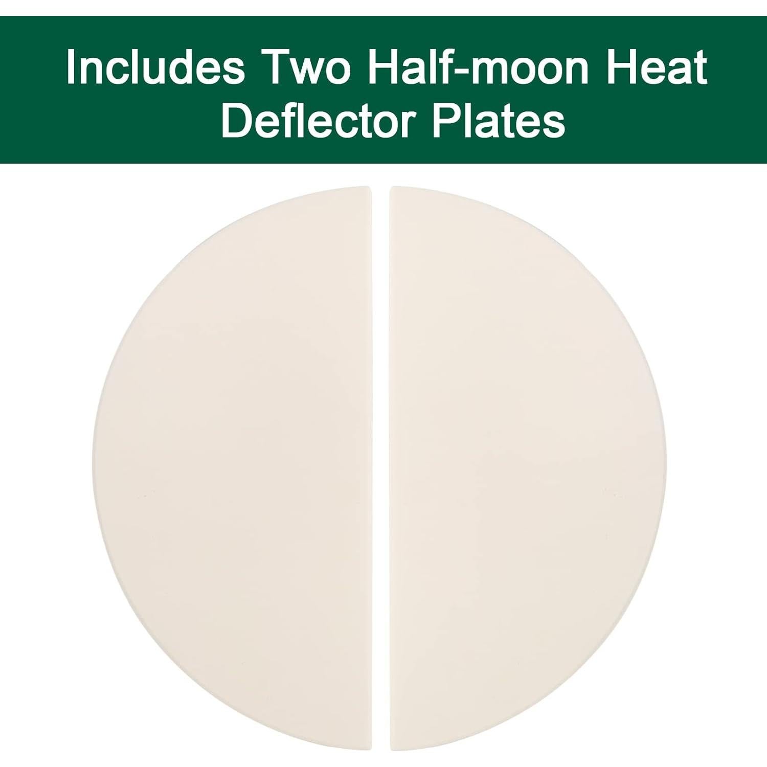 Placas Deflectoras de Calor Cerámica Kamado Joe 15" 2-Pack