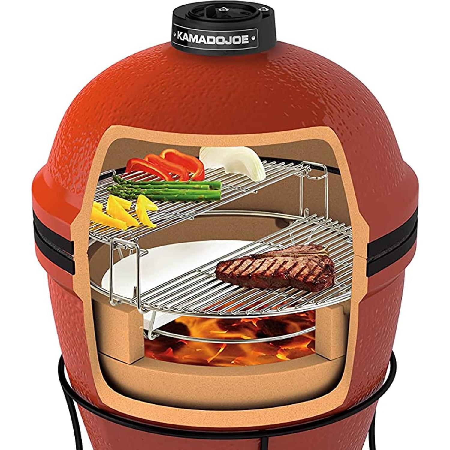 Placas Deflectoras de Calor Cerámica Kamado Joe 15" 2-Pack