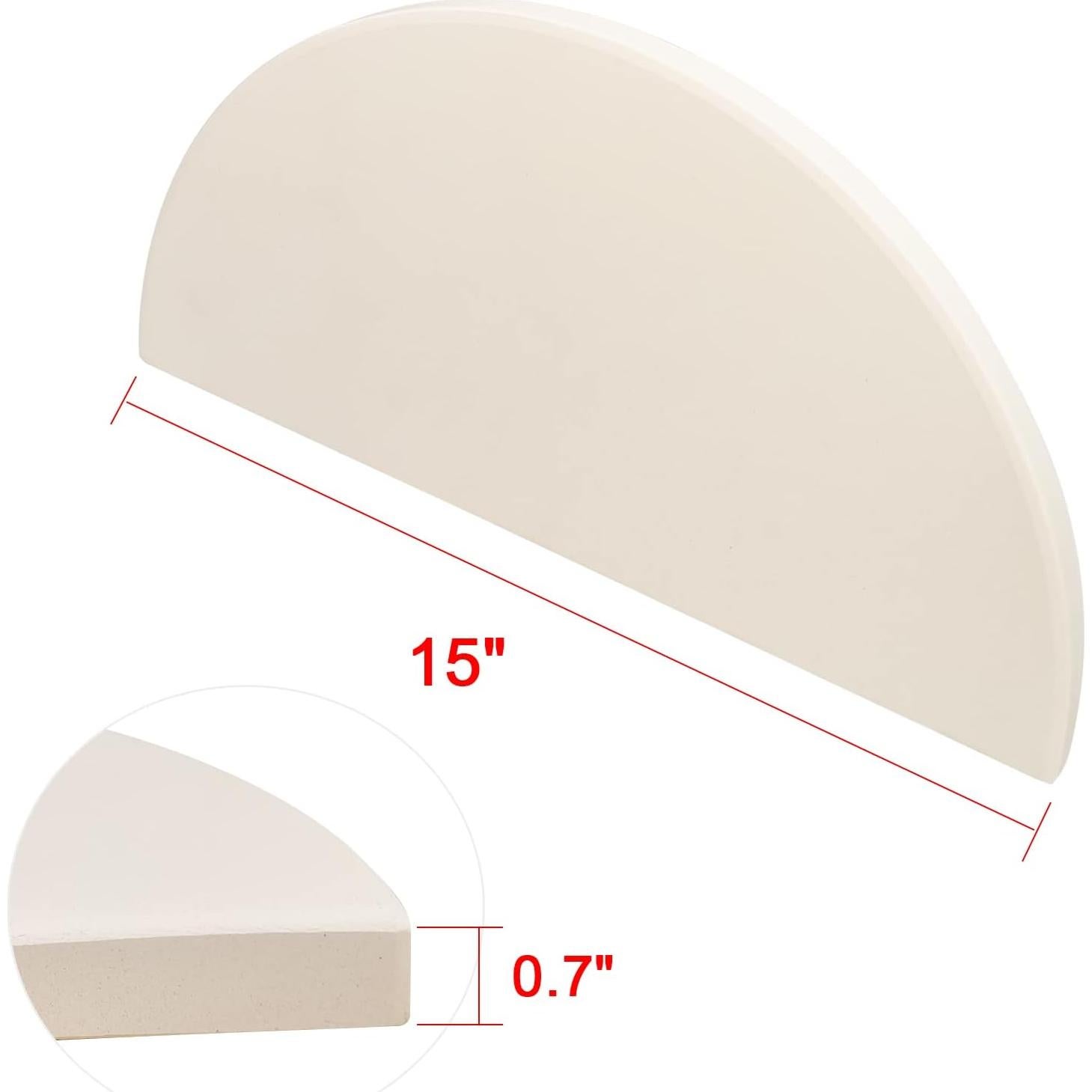 Placas Deflectoras de Calor Cerámica Kamado Joe 15" 2-Pack