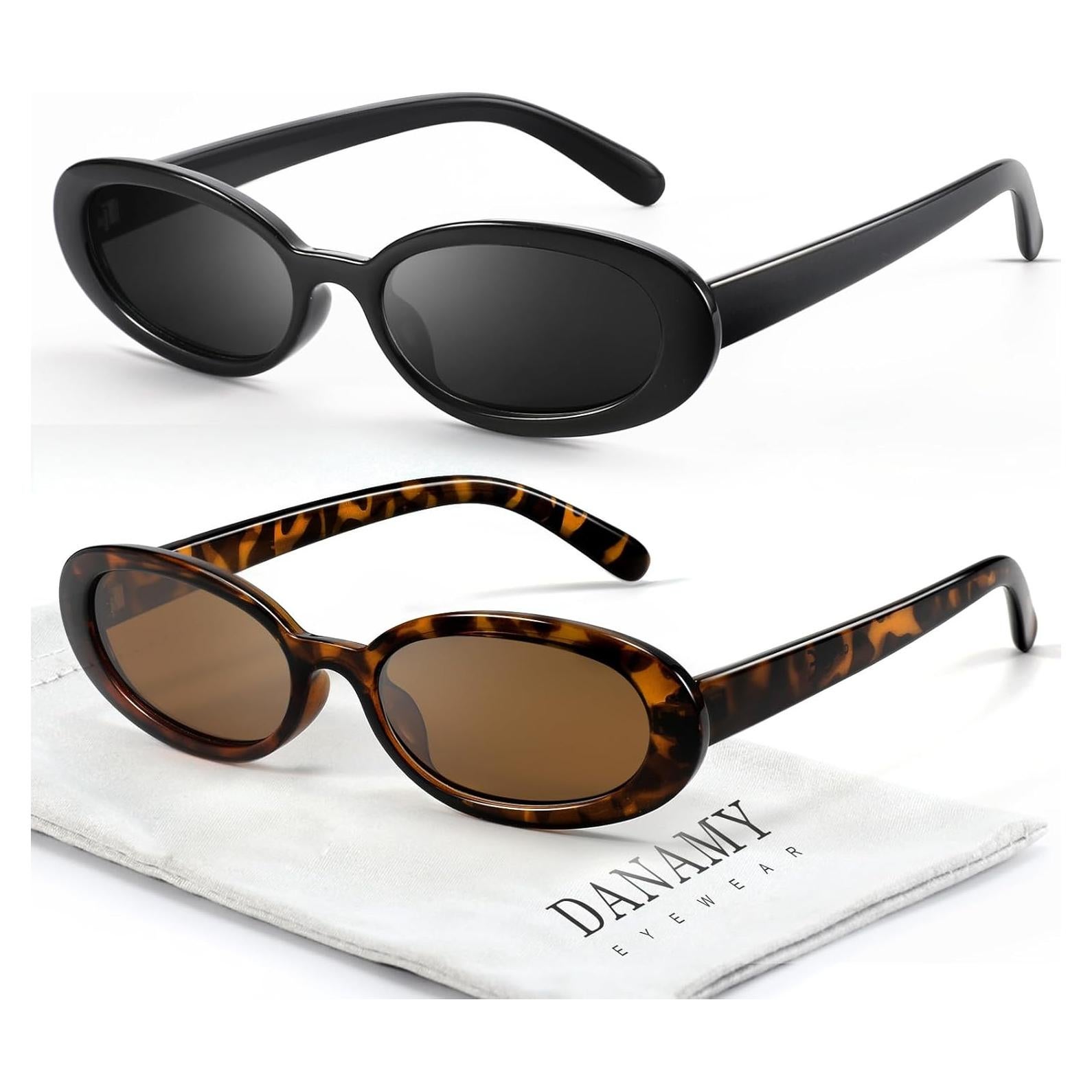 Gafas de sol retro ovaladas DANAMY con protección UV400