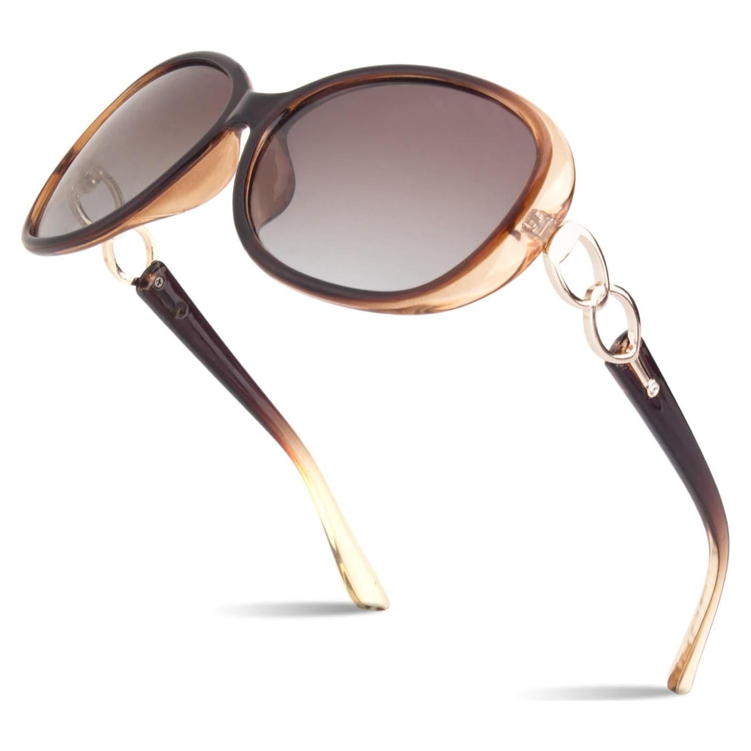 Gafas de sol Sunier para mujeres polarizadas UV400 grandes
