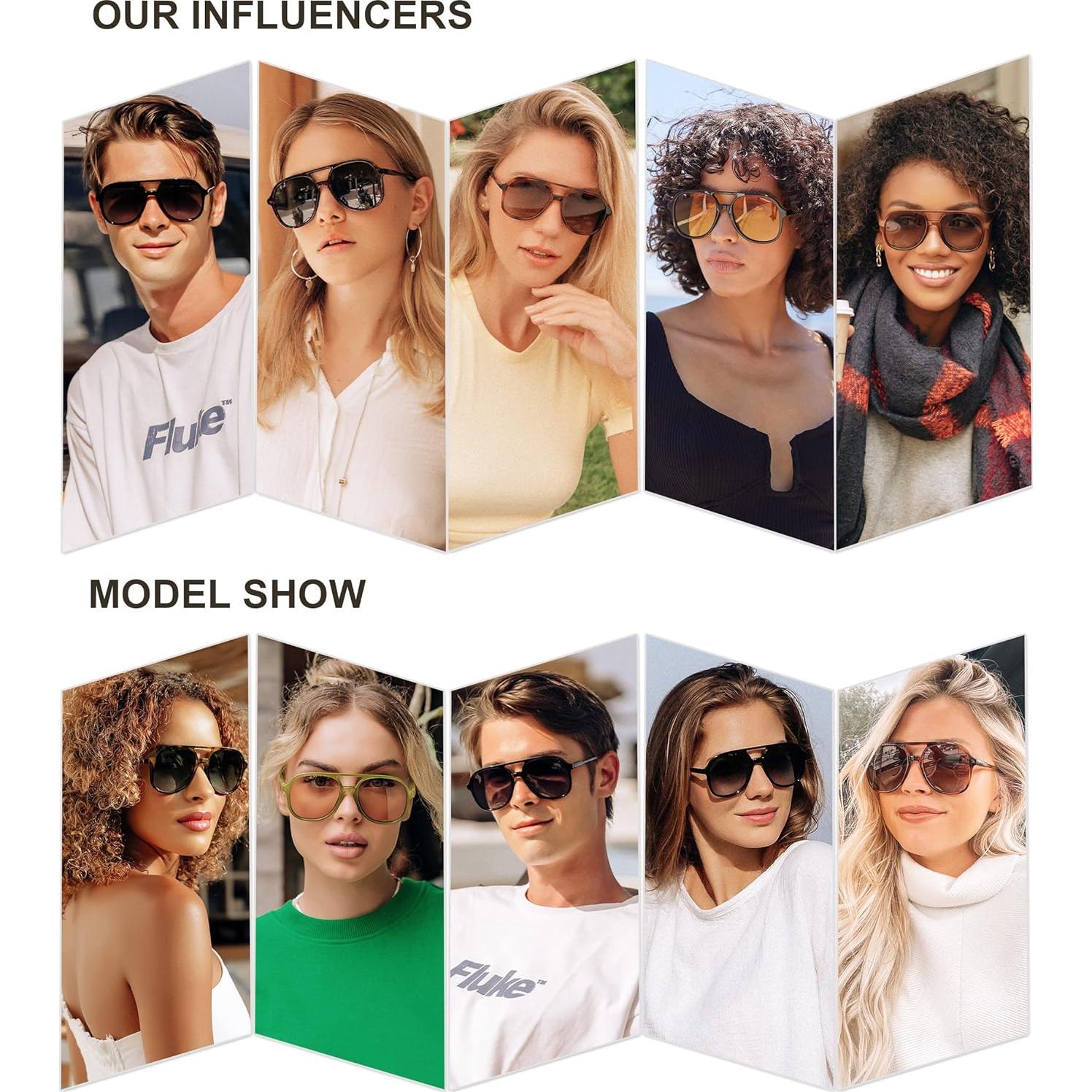 Gafas de Sol SOJOS SJ2174 Retro Polarizadas UV400