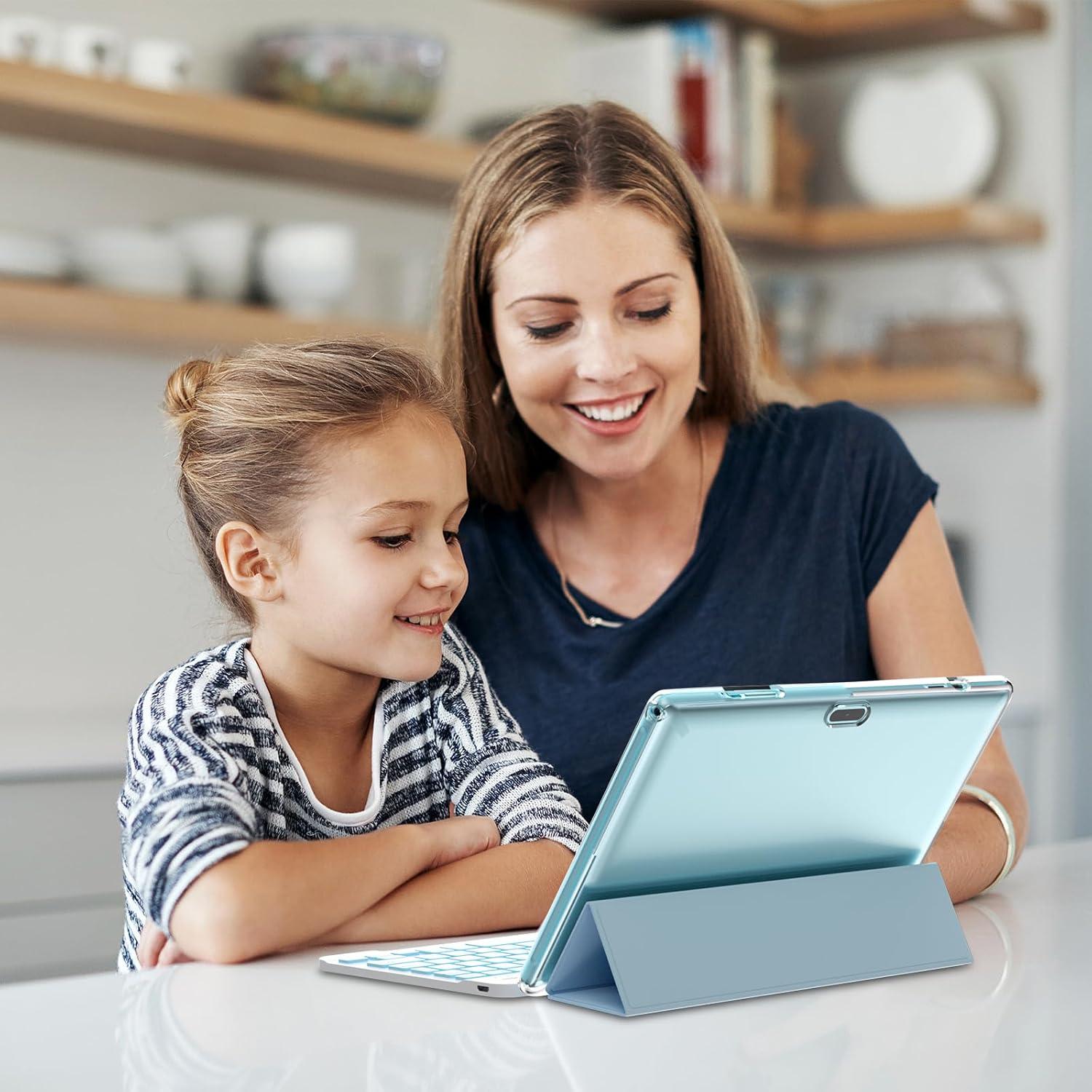 Tableta 2 en 1 ATOZEE 10.1" Android 14 6GB 32GB WiFi