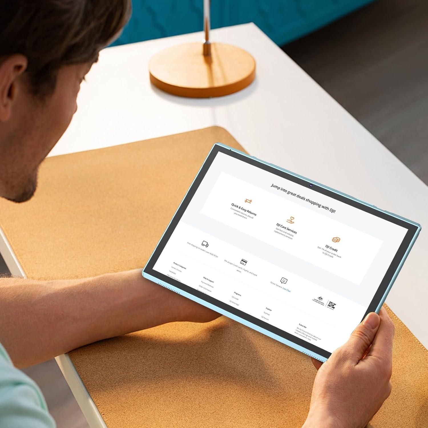 Tableta 2 en 1 ATOZEE 10.1" Android 14 6GB 32GB WiFi