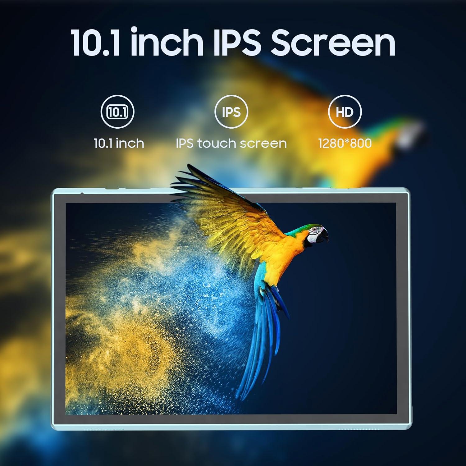 Tableta 2 en 1 ATOZEE 10.1" Android 14 6GB 32GB WiFi