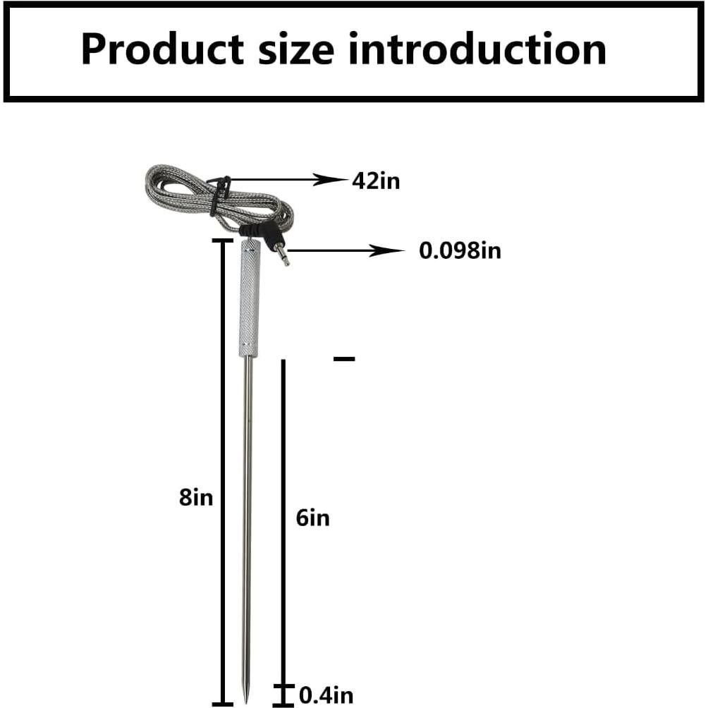 Sonda de Temperatura de Carne GRABOTE 2-Pack Reemplazo
