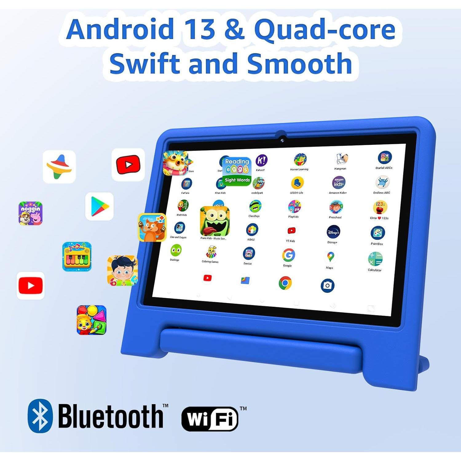 Tablet ApoloSign Kids 10.1" Android 13 con Control Parental