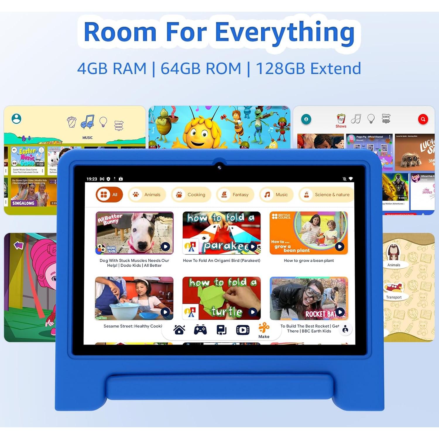 Tablet ApoloSign Kids 10.1" Android 13 con Control Parental