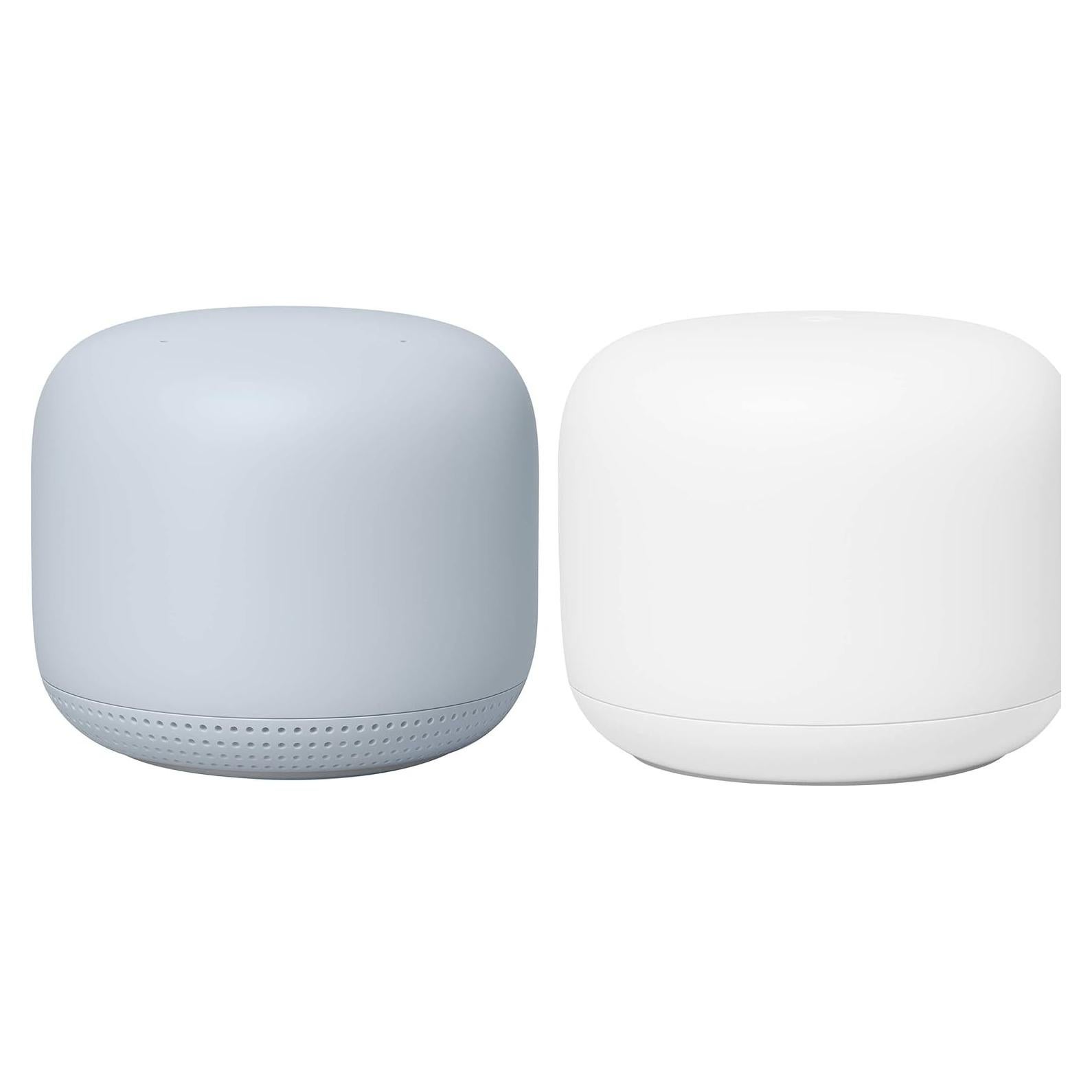 Enrutador Google Nest WiFi Nieve Mesh con Altavoz Inteligente