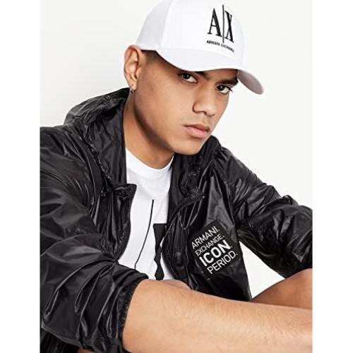 Gorra de béisbol A|X ARMANI EXCHANGE Ajustable Blanca