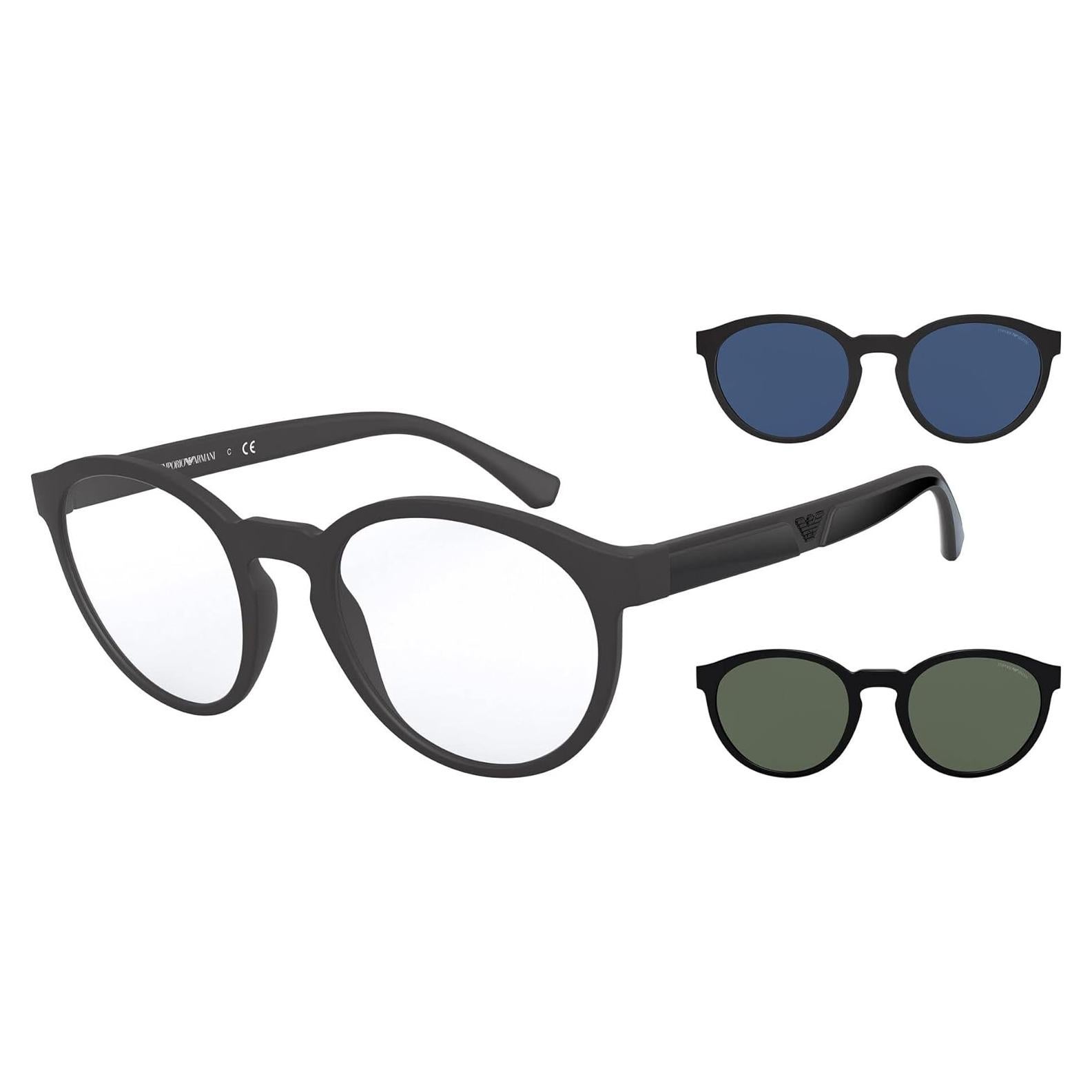 Gafas Emporio Armani EA4152 con Clip-ons Intercambiables