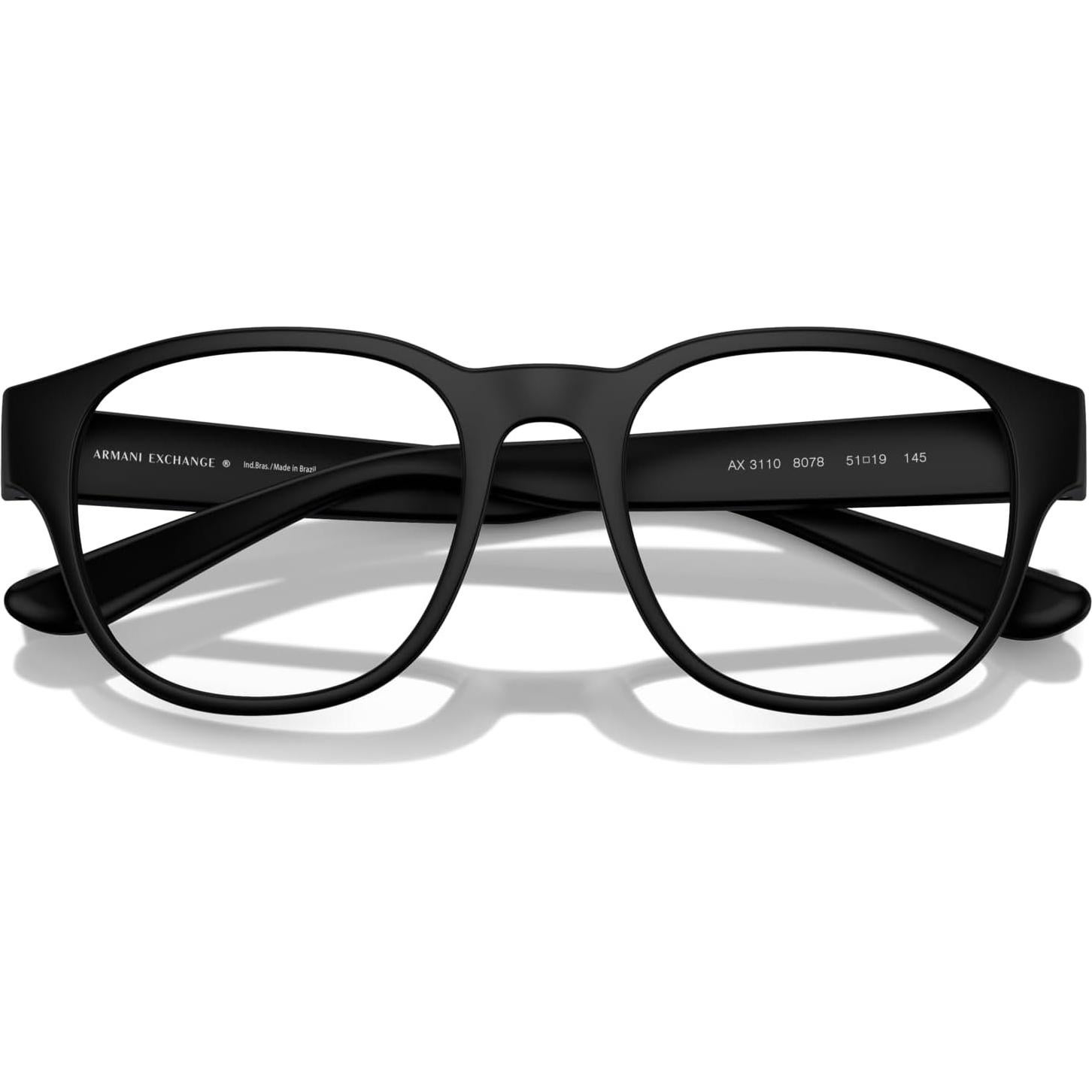 Montura de gafas recetadas redondas Armani Exchange AX3110