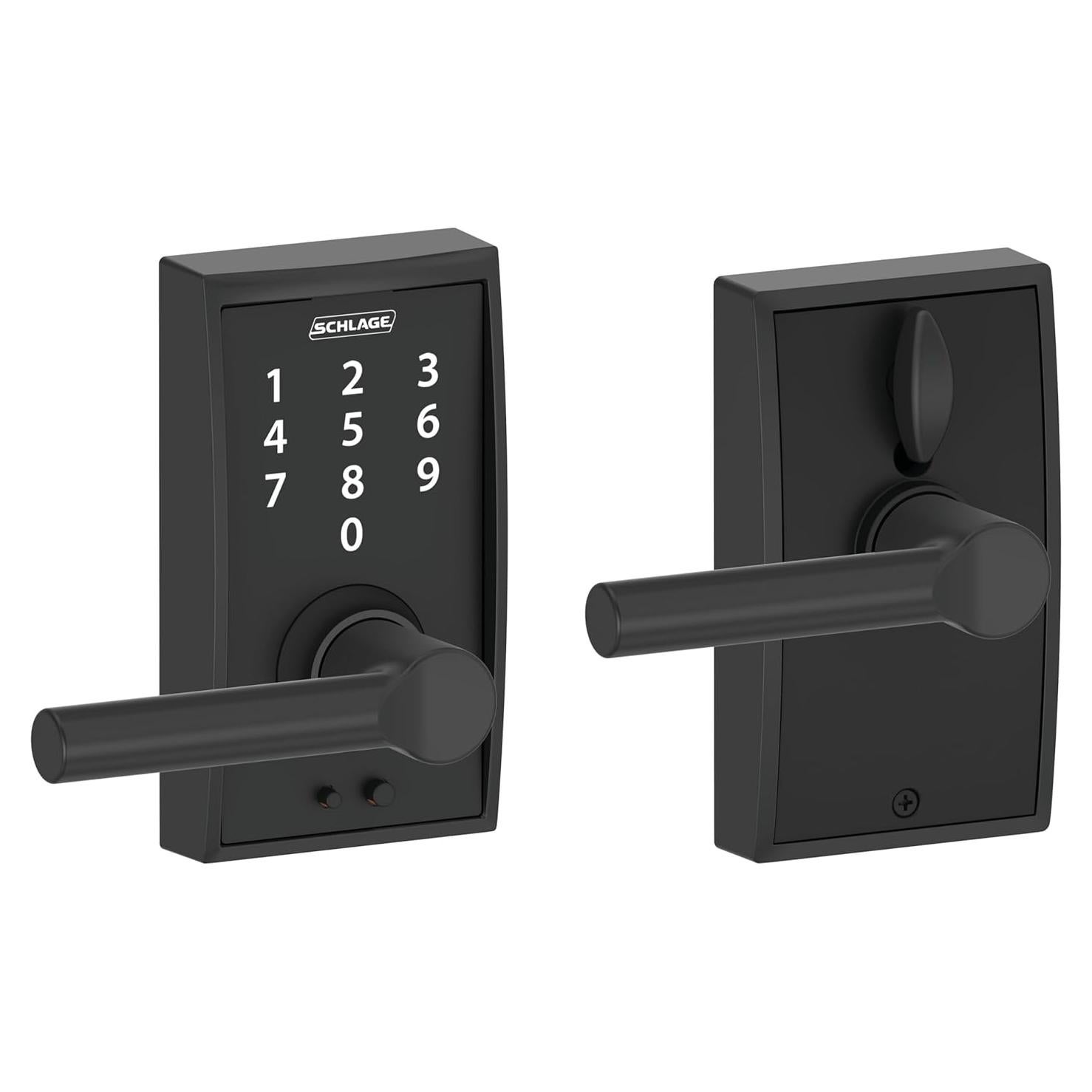 Cerradura Táctil Schlage Broadway FE695 CEN 622 BRW - Negro Matte