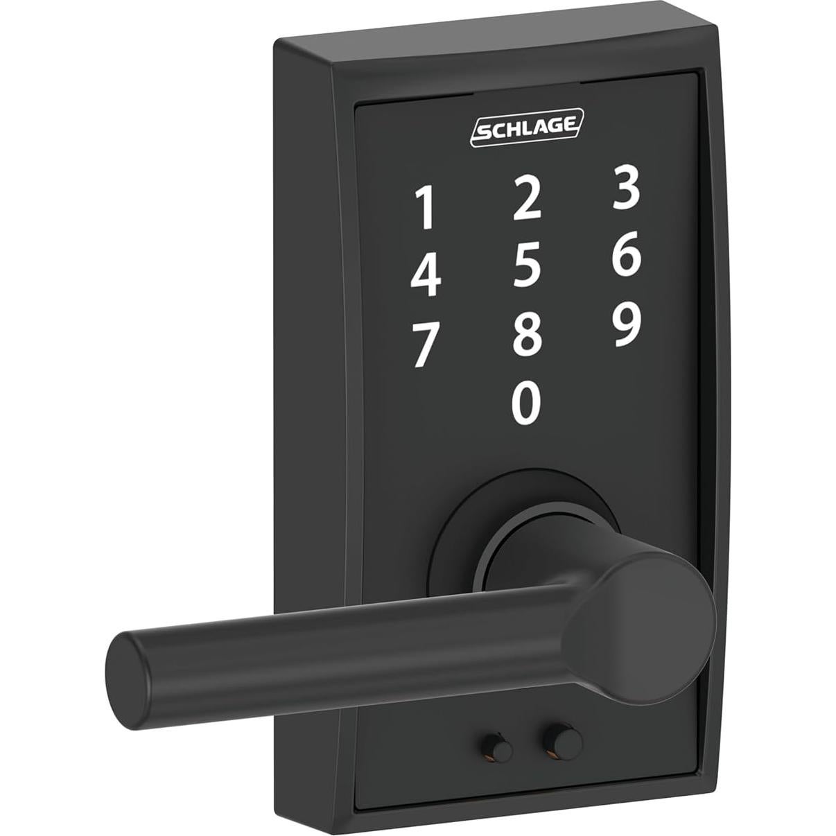 Cerradura Táctil Schlage Broadway FE695 CEN 622 BRW - Negro Matte