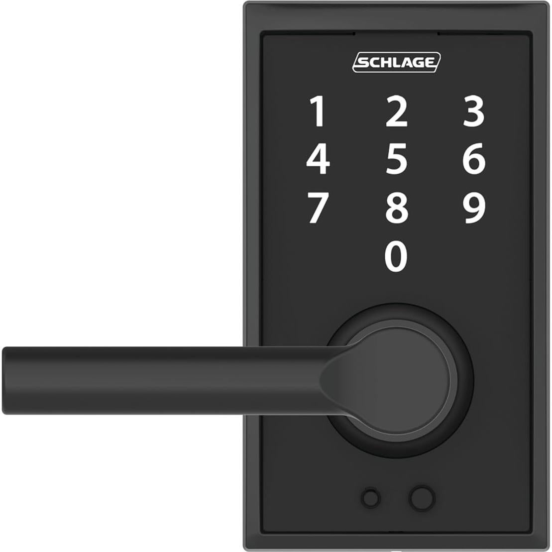 Cerradura Táctil Schlage Broadway FE695 CEN 622 BRW - Negro Matte