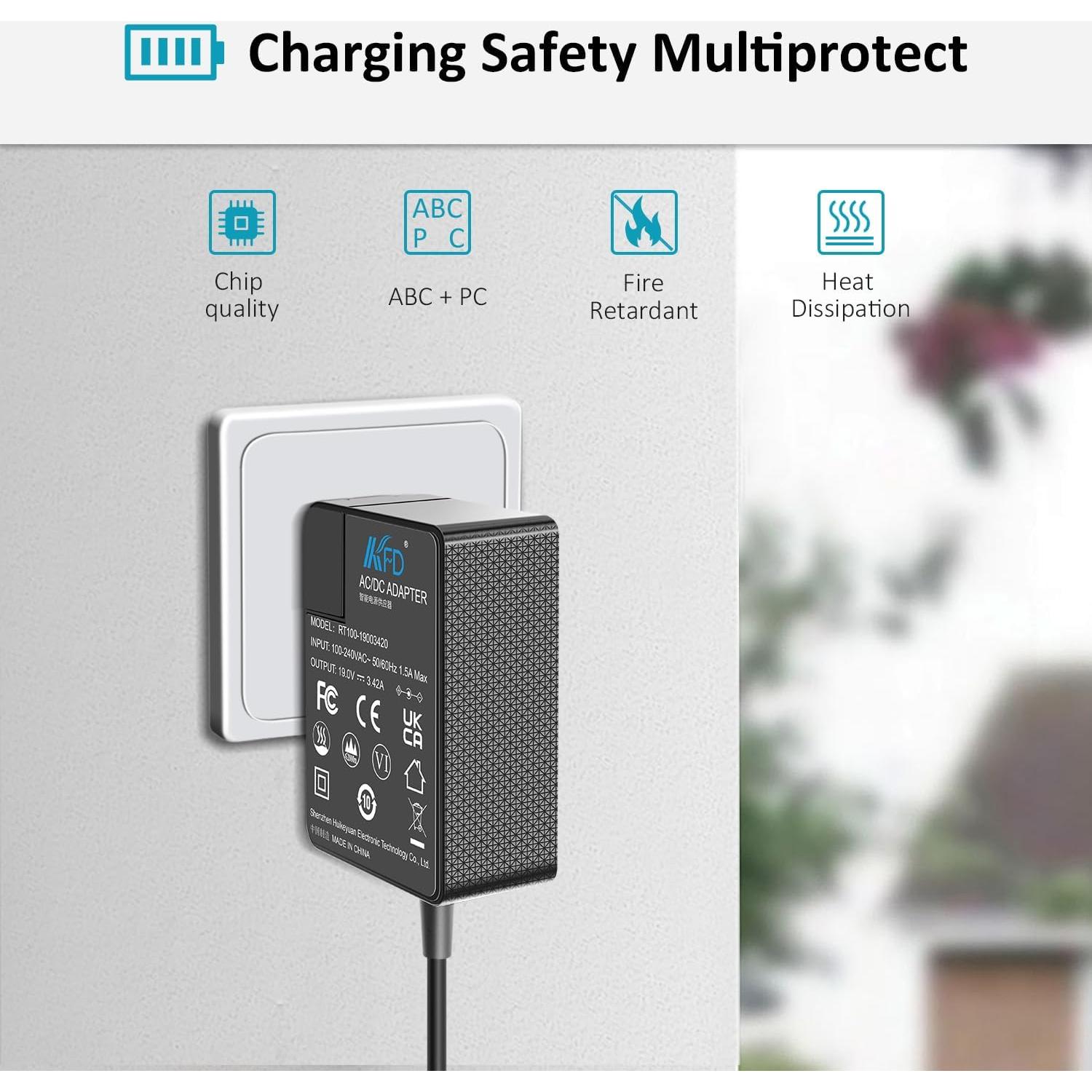 Adaptador de corriente KFD 19V 3.42A para Netgear Orbi