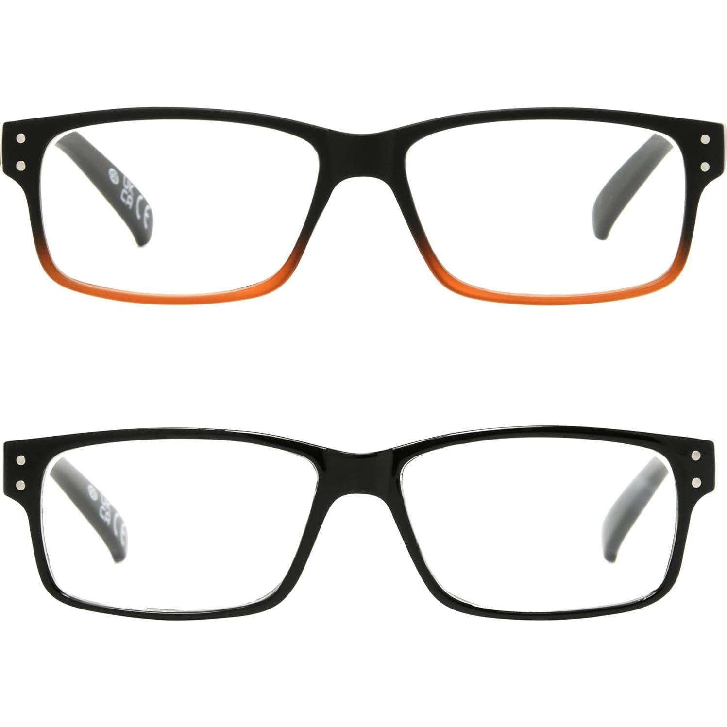 Gafas de lectura Foster Grant 2-Pack 2D Rectangulares