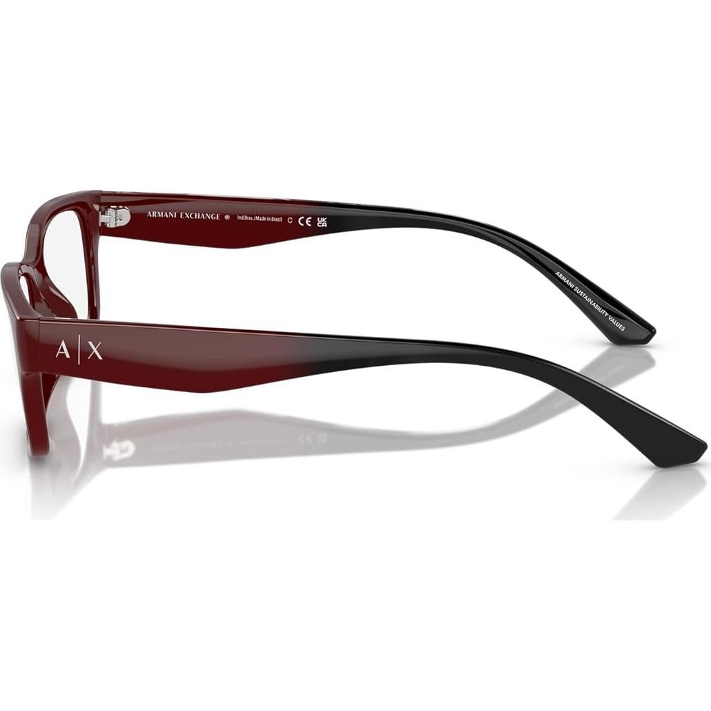 Gafas de Prescripción Armani Exchange AX3107U Burdeos 54mm