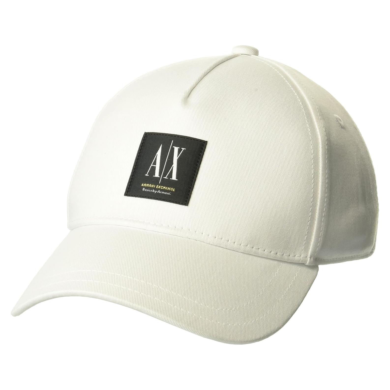 Gorra de Béisbol Armani Exchange Basics Unisex Blanca