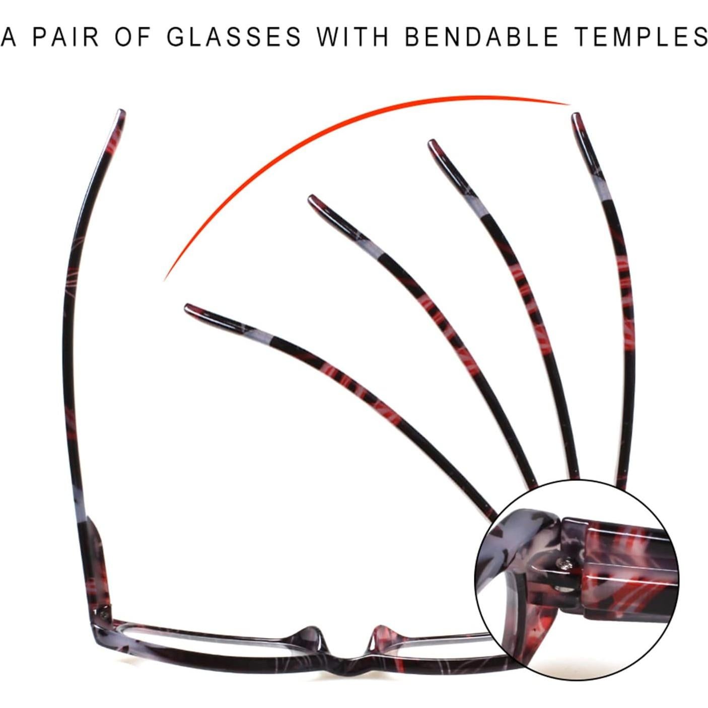 Paquete de 5 Gafas de Lectura SIGVAN 1.75 Unisex