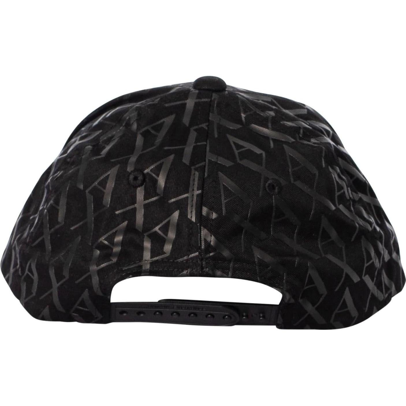 Gorra de béisbol Armani Exchange con logo A|X en negro