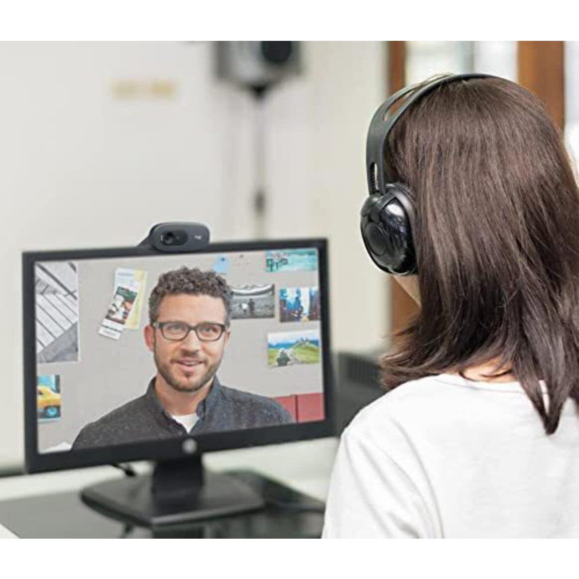 Webcam Logitech C505e HD 720p USB con Micrófono - Gris