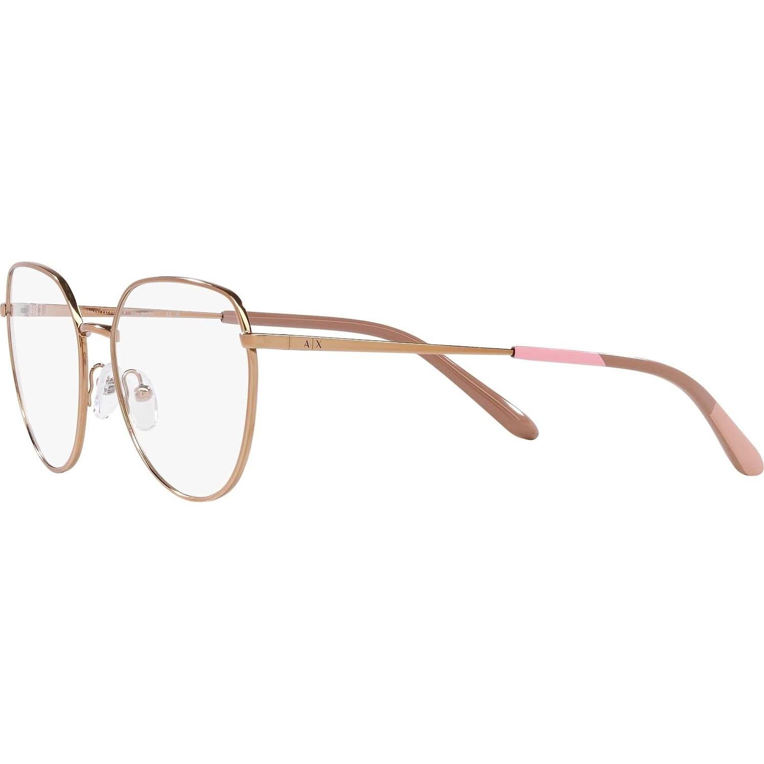 Gafas de Prescripción Armani Exchange AX1056 Oro Rosa 54mm