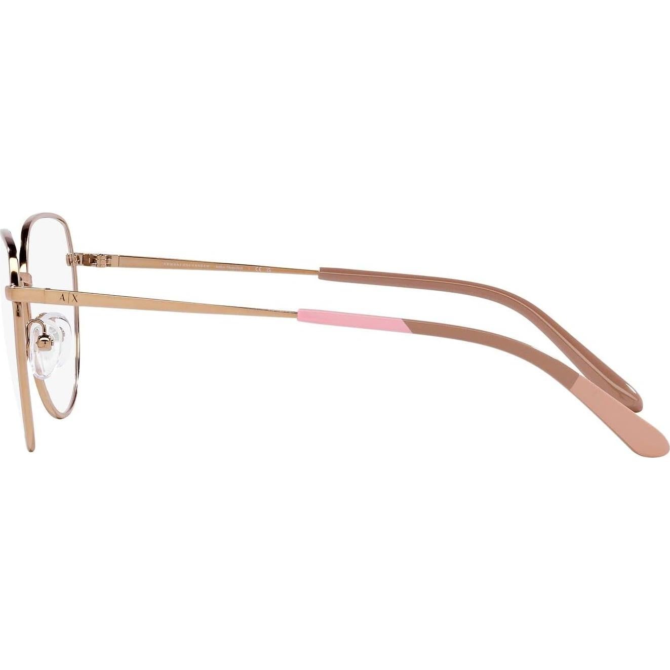 Gafas de Prescripción Armani Exchange AX1056 Oro Rosa 54mm