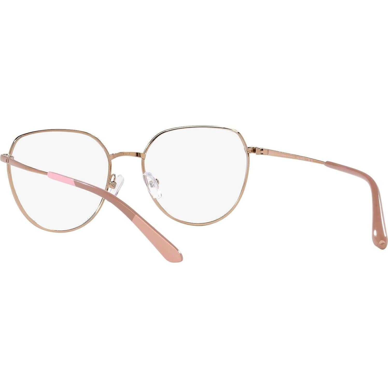 Gafas de Prescripción Armani Exchange AX1056 Oro Rosa 54mm